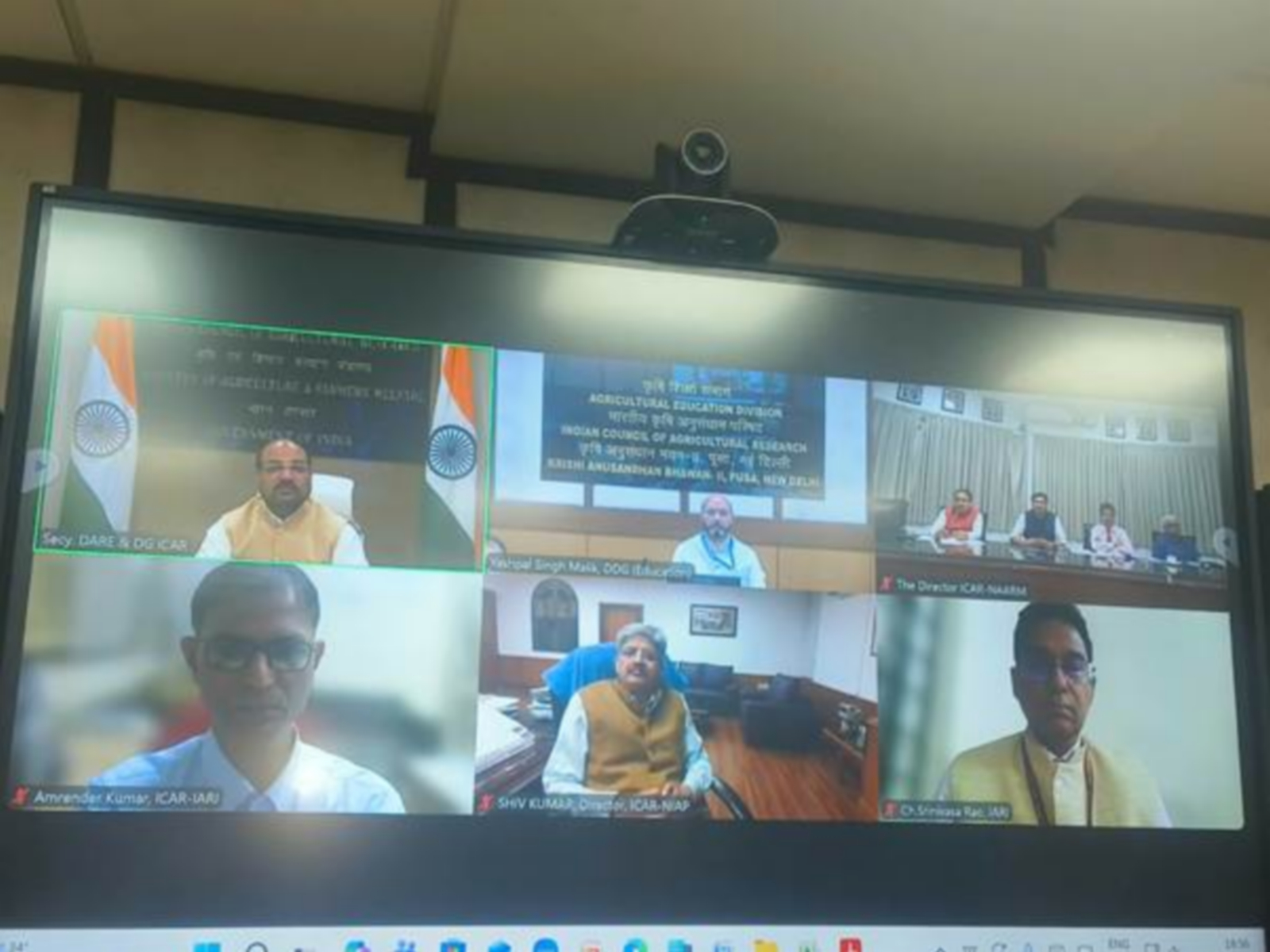 ICAR organised an online review meeting for iGOT courses (Photo/PIB)