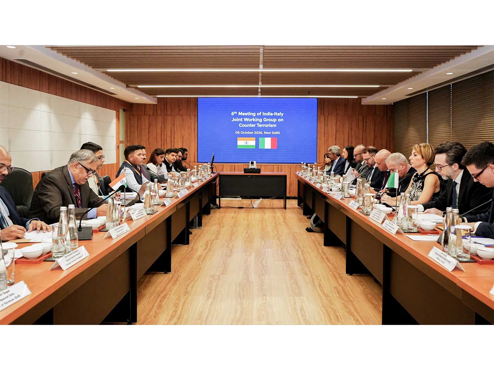 India and Italy counterterrorism meetings held in New Delhi on October 6-7 (Photo: X/@MEAIndia)