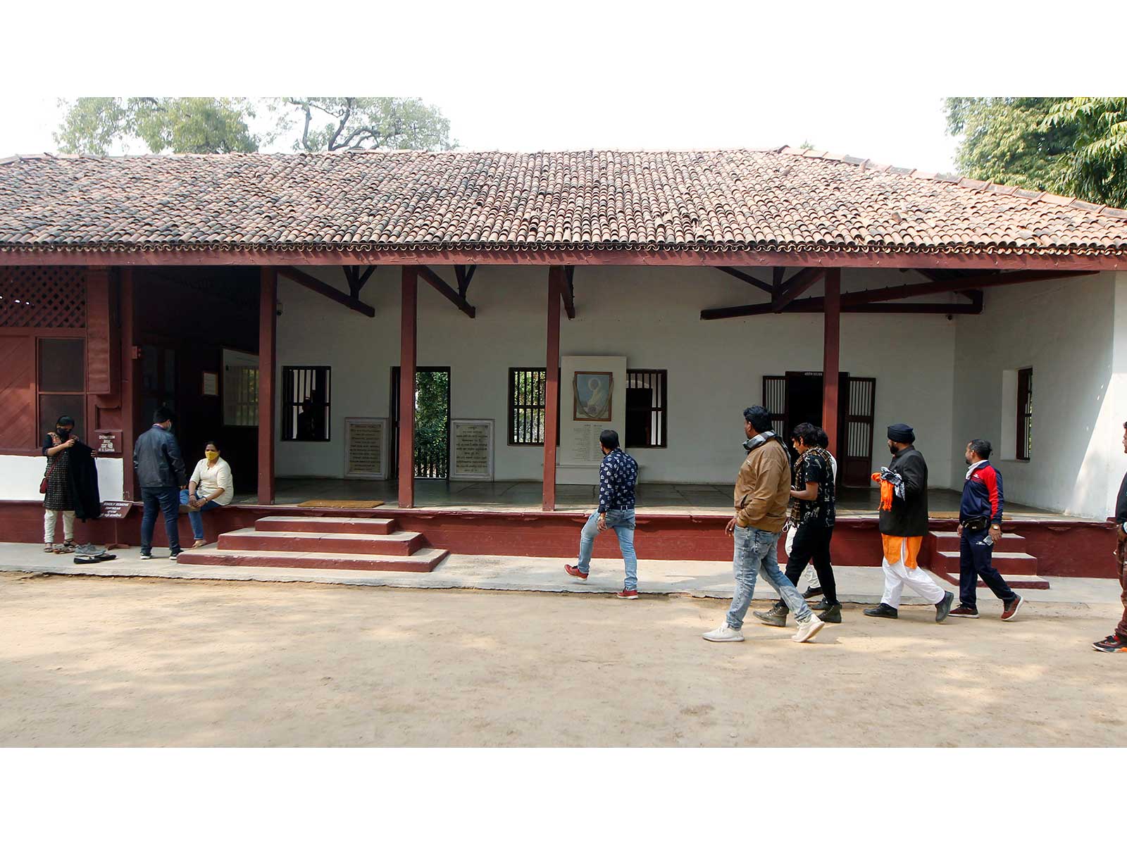 Tourists visit Gandhi Ashram after its re-opens for public (File Photo: ANI)