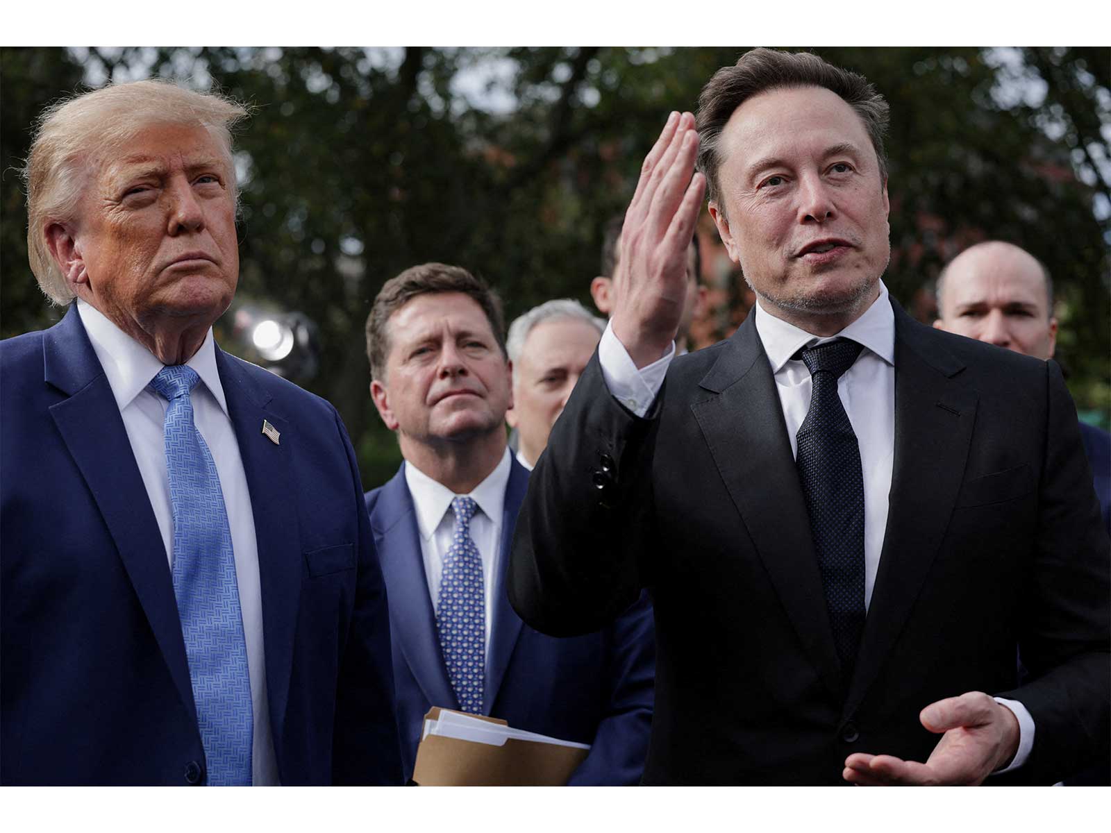 US President Donald Trump with Tesla and SpaceX CEO Elon Musk (File Photo/Reuters)
