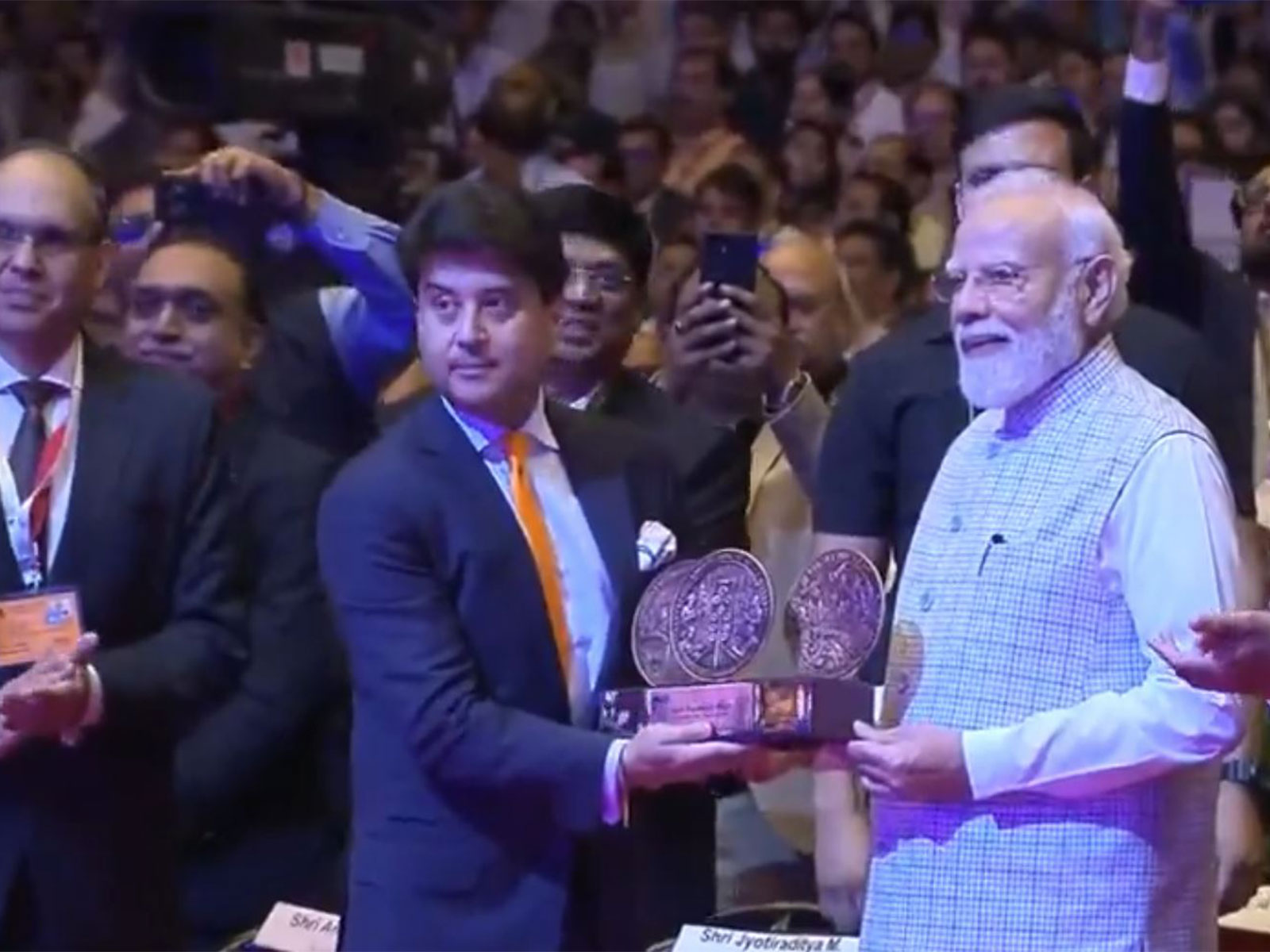 PM Modi inaugurates the India Mobile Congress 2026 (Photo/ANI)