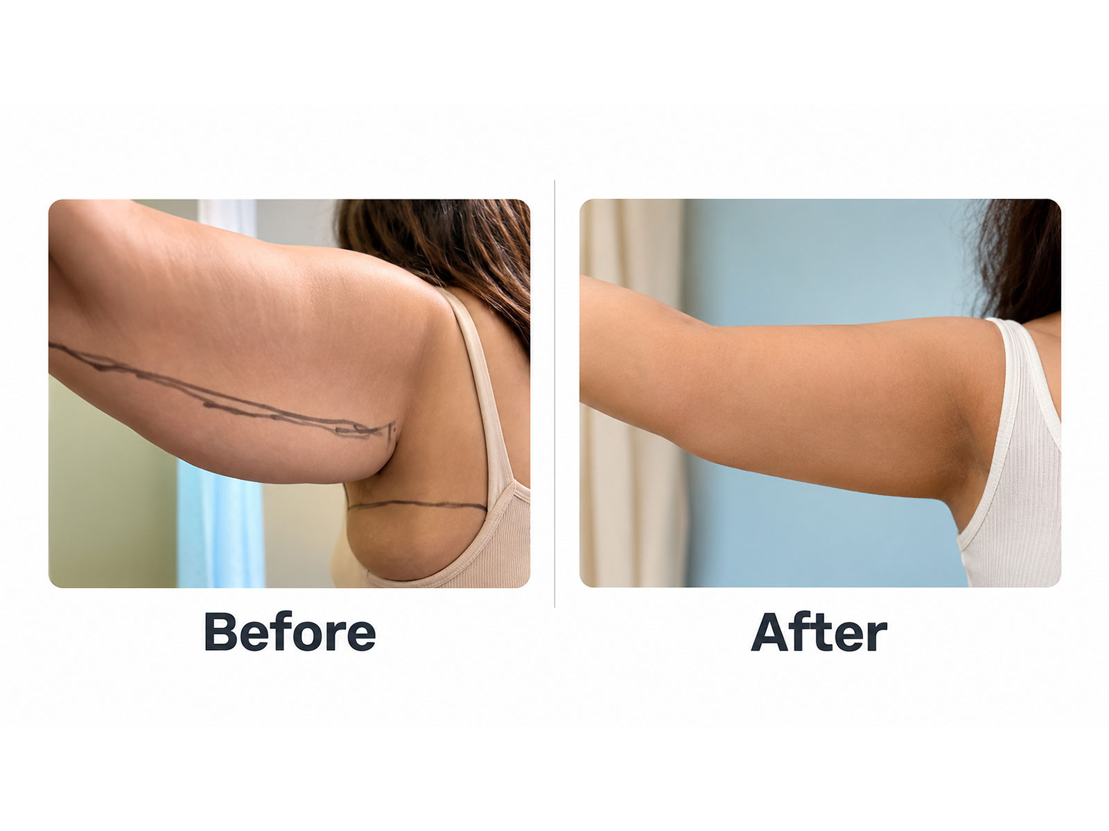 Results of removing loose skin post bariatric surgery