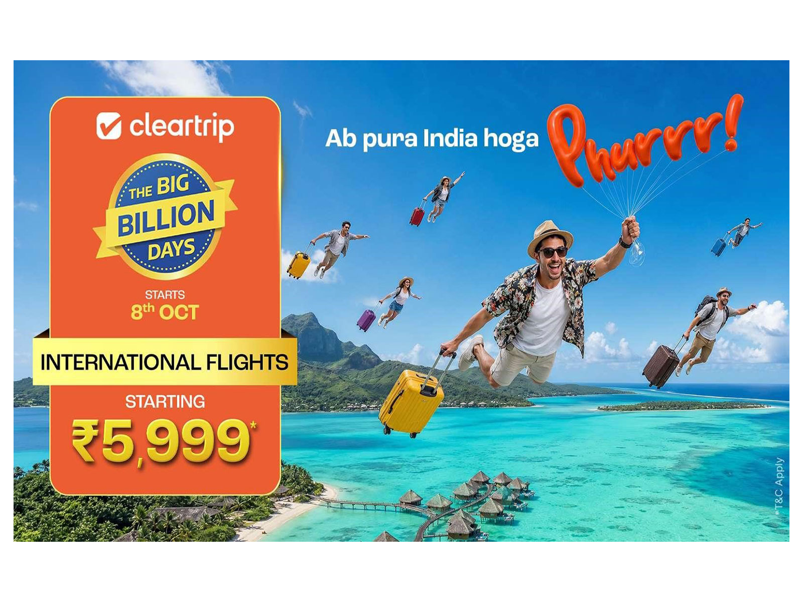 Cleartrip Brings India's Biggest Travel Festival: The Big Billion Days 2026 with Deals Across Flights, Hotels, Trains, Buses and Holiday Packages