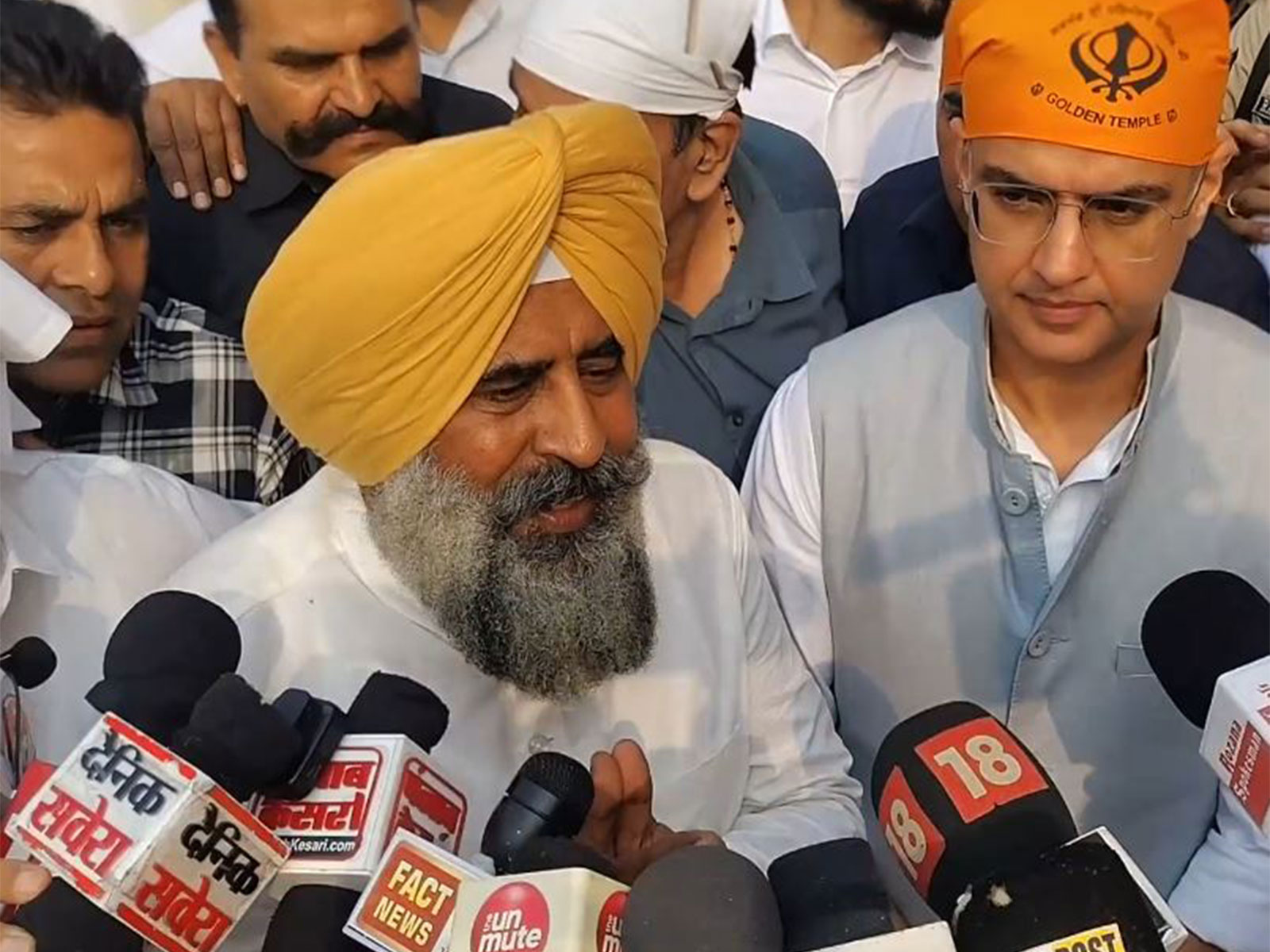 Newly appointed Punjab Pradesh Congress Committee president Pargat Singh (Photo/ANI)