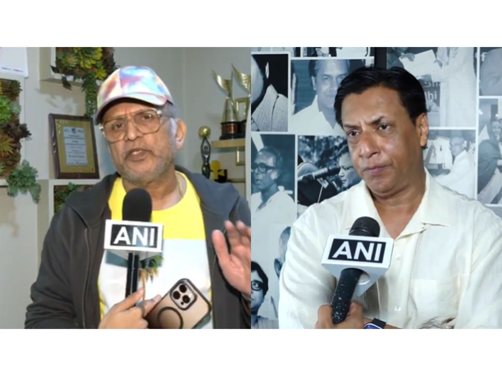 Annu Kapoor (L) Annu Kapoor (R) (Photos/ANI)