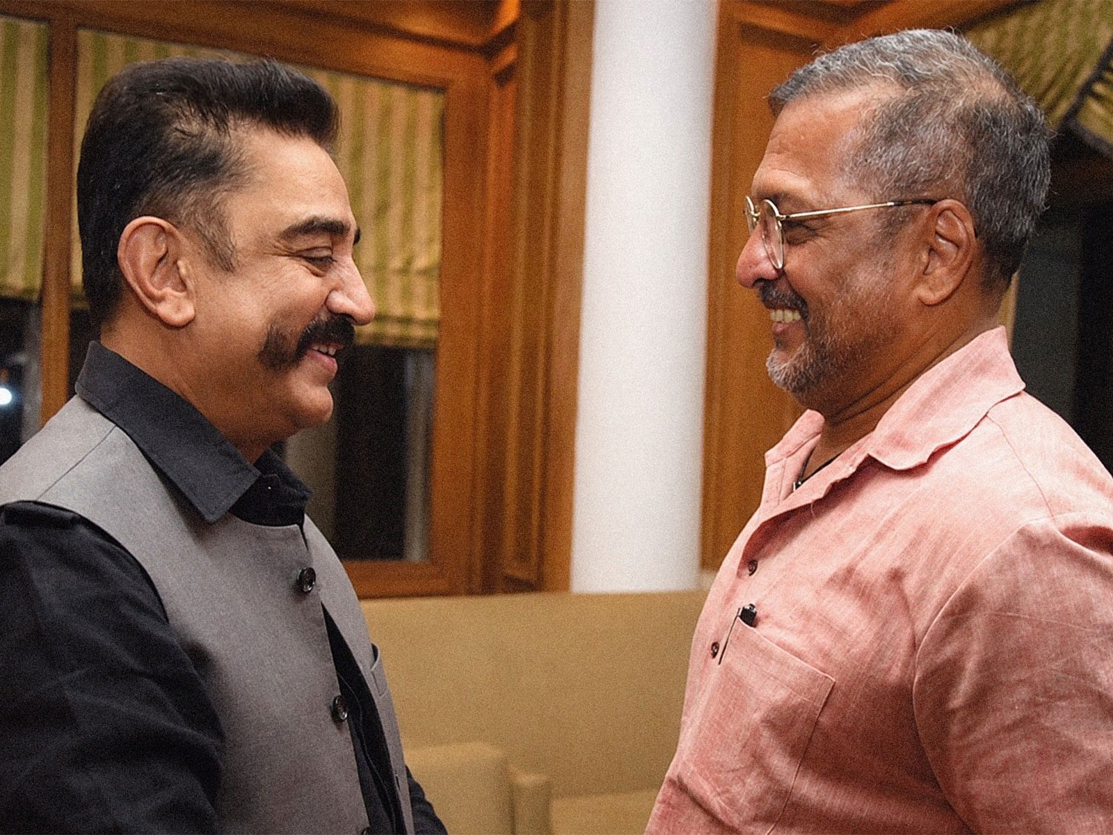 Kamal Haasan with late actor Nana Patekar (Image source: X/@ikamalhaasan)