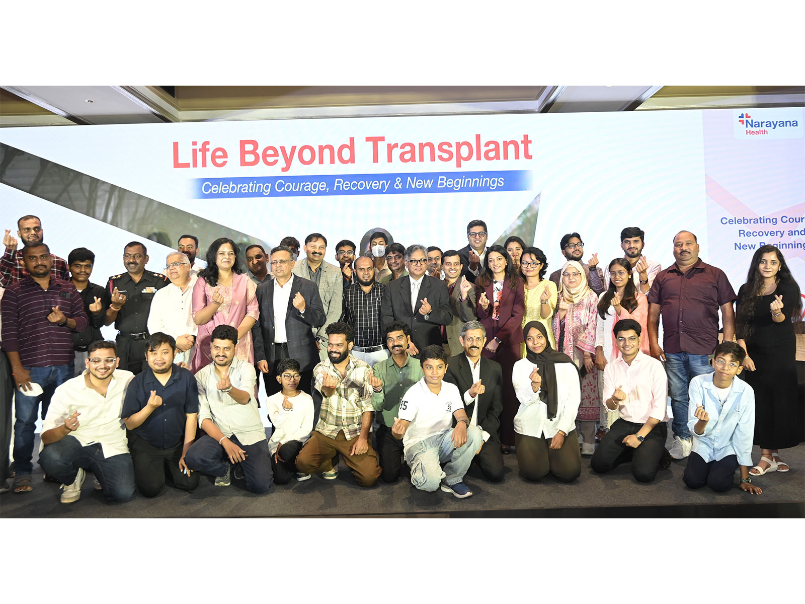 At Narayana Health’s Heart Transplant Press Conference, engaging with experts and media on advancements in heart transplantation and cardiac care
