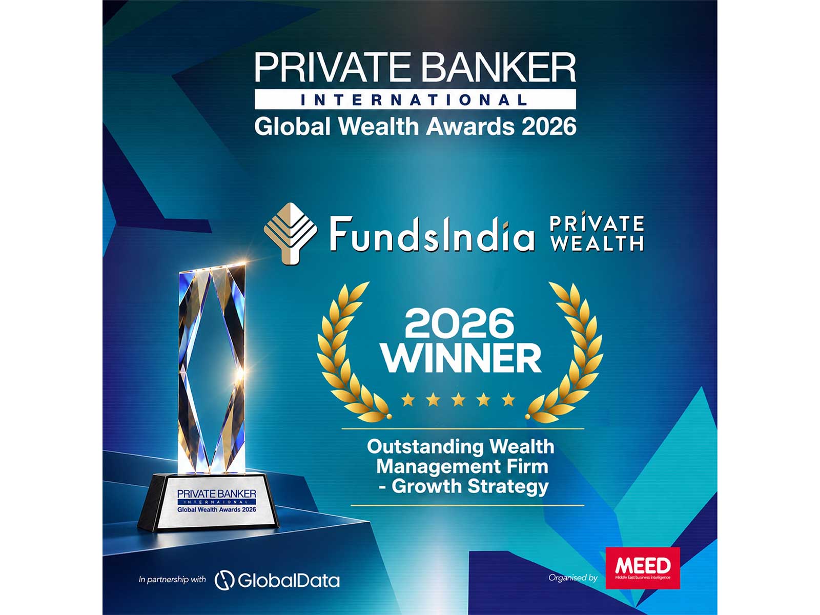 FundsIndia Private Wealth triumphs at the 36th Annual Private Banker International Global Wealth Awards 2026
