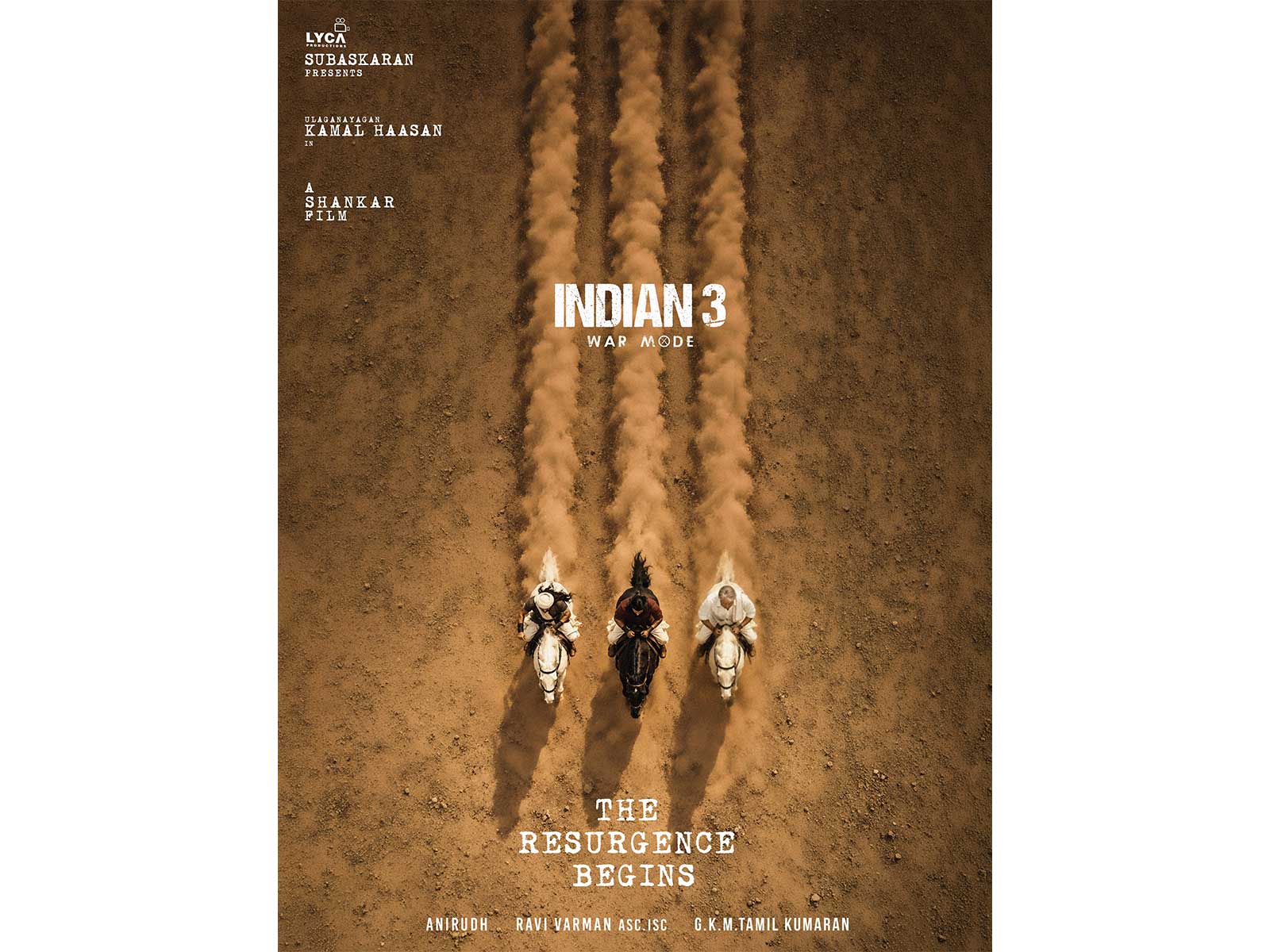 Indian 3 poster (Photo/Instagram@LycaProductions)