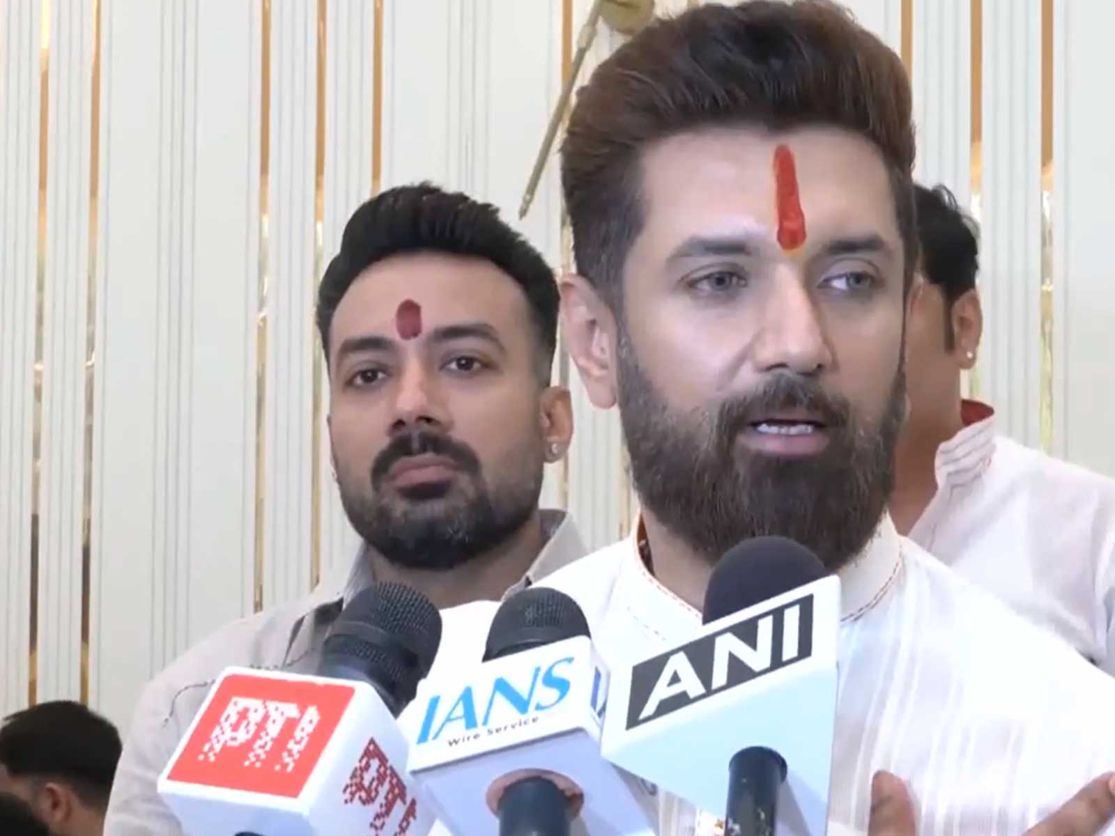 Union Minister of Food Processing Industries Chirag Paswan (Photo/ANI)