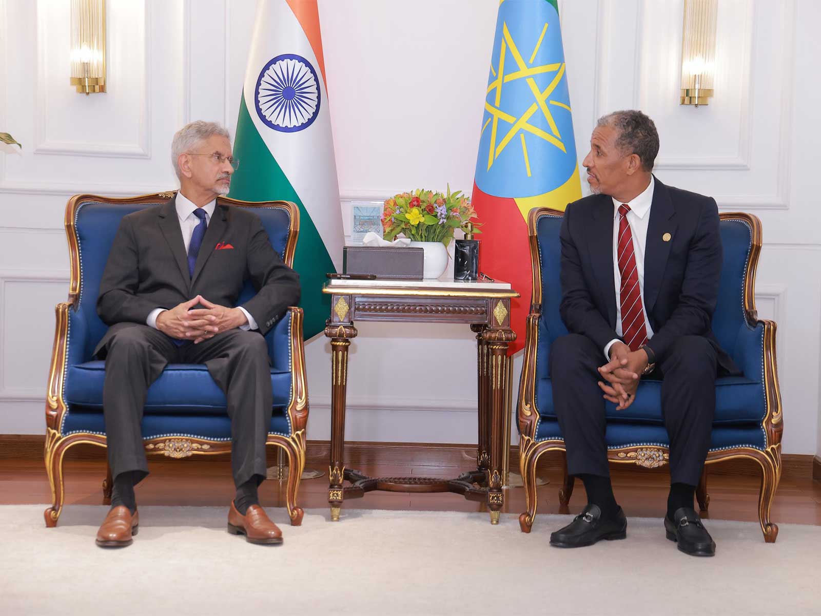 EAM Jaishankar and State Minister, Ministry of Foreign Affairs of the Federal Democratic Republic of Ethiopia (Photo: x/@DrSJaishankar)