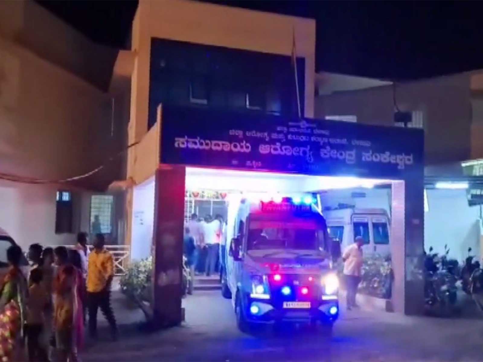 Several passengers injured in a bus accident in Karnataka (Photo/Police)