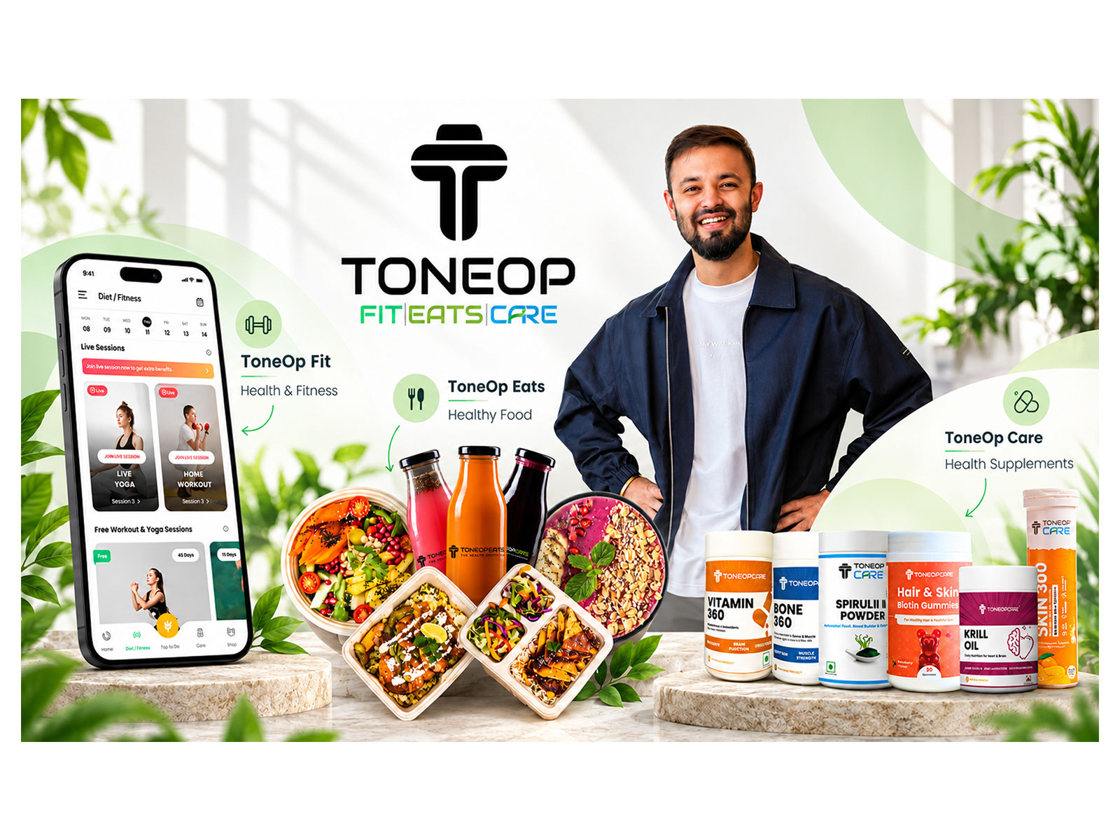 Parth Bansal, Founder and CEO, builds ToneOp, a health and fitness platform for the next generation of health consumers