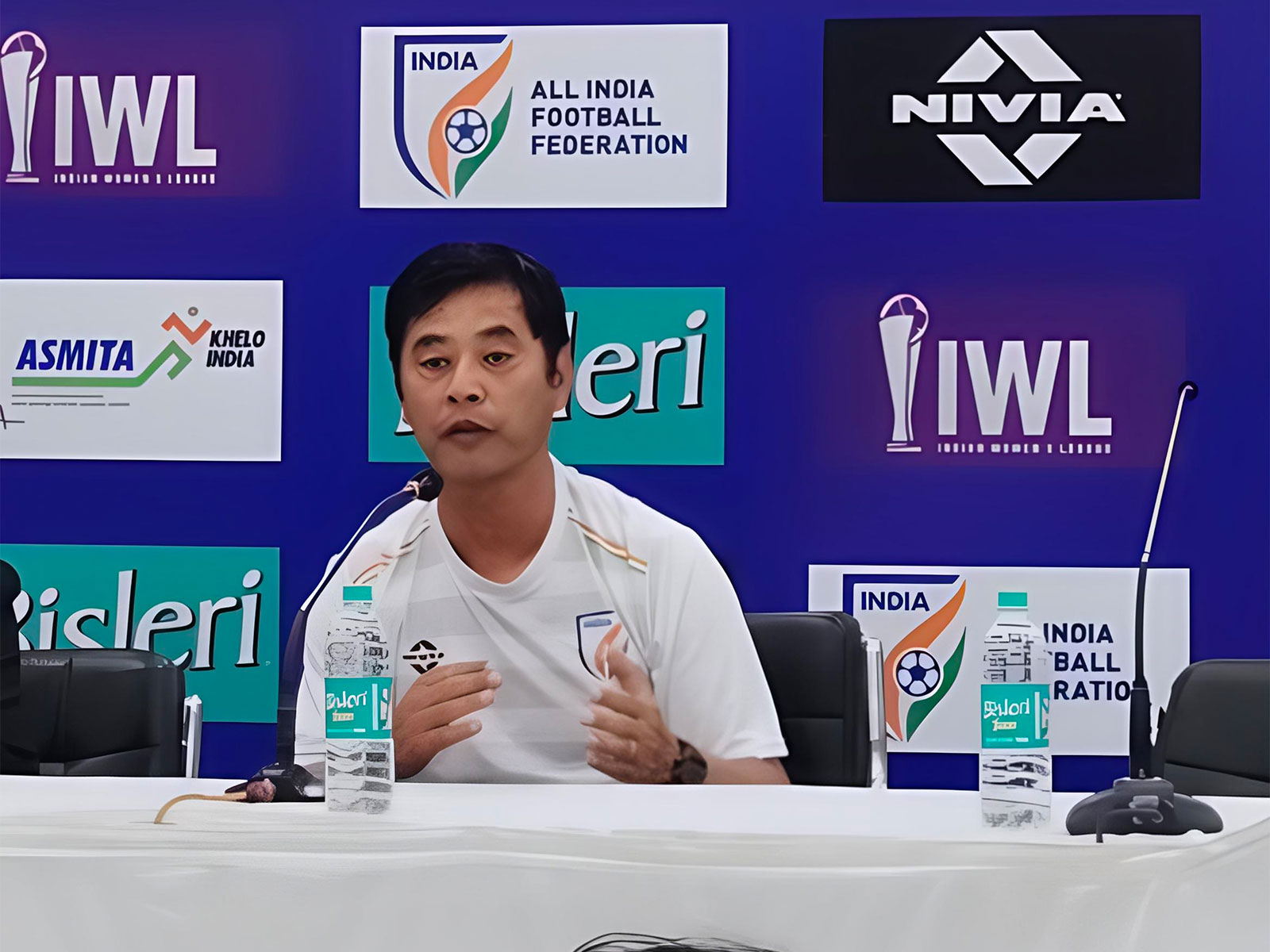 India Head Coach Crispin Chettri. (Photo/AIFF)  