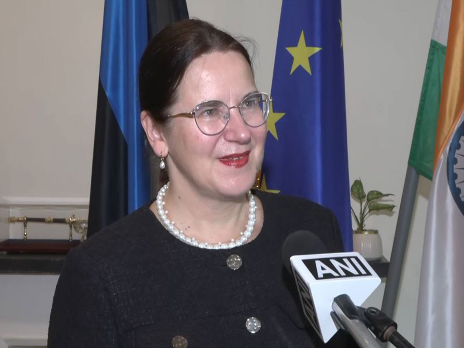 Estonia Minister of Justice and Digital Affairs Liisa Pakosta (Photo/ANI)