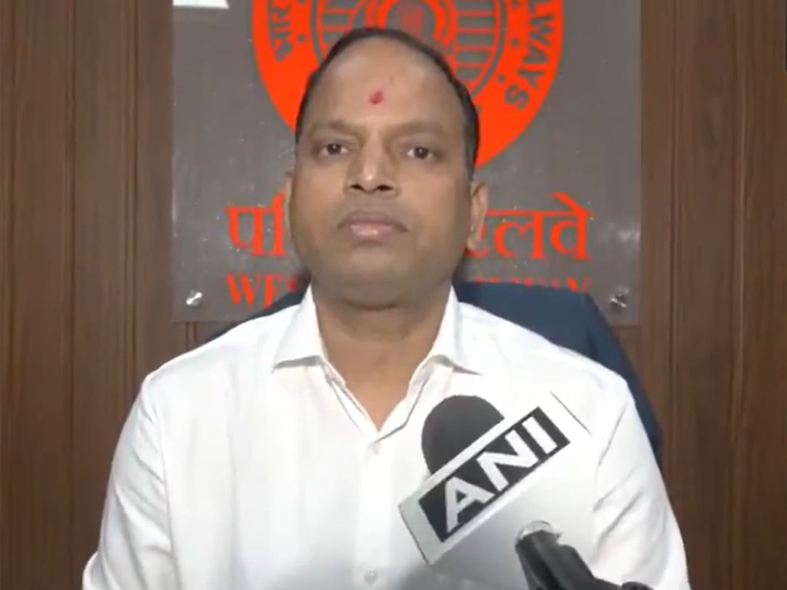 Mukesh Kumar, Public Relations Officer, Ratlam Division (Photo/ANI)