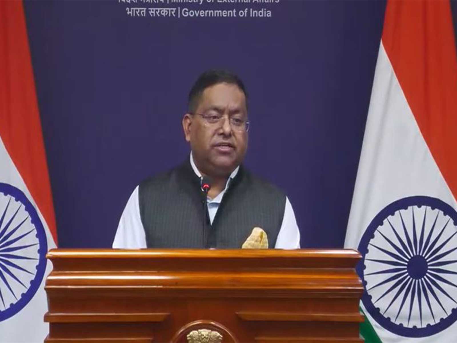 Ministry of External Affairs Spokesperson Randhir Jaiswal (Photo/Youtube@MEAIndia)