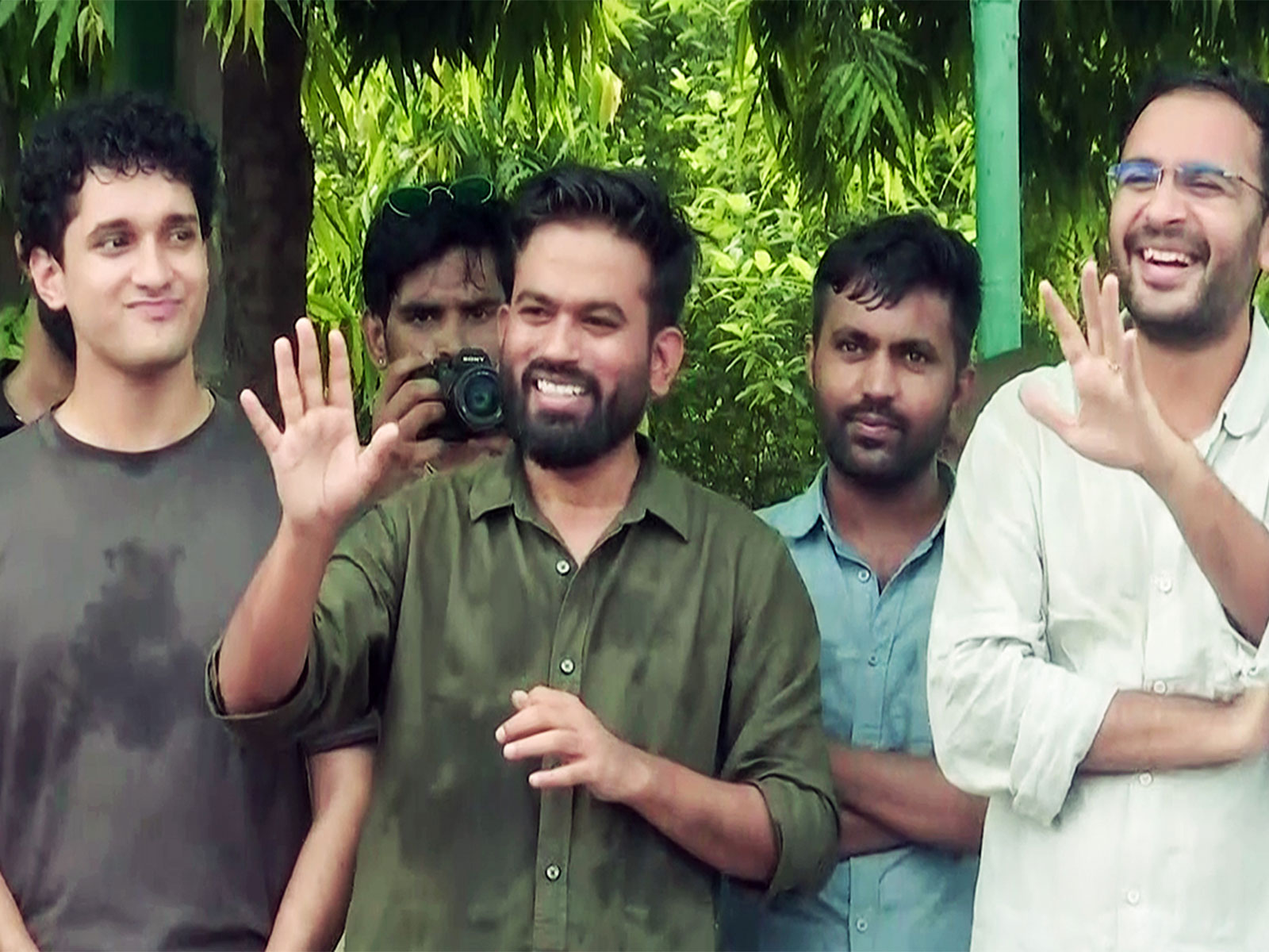 CJP activist Abhijeet Dipke, Saurav Das and Ashutosh Ranka (File Photo/ANI)