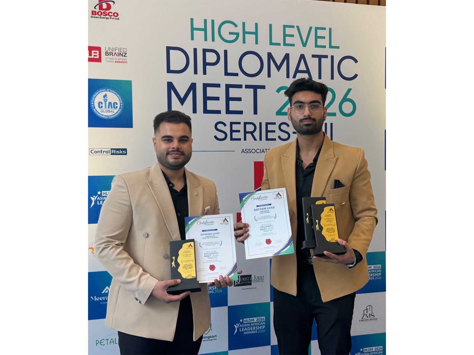 The Gund Brothers Honoured with Asian-African Leadership Awards for Excellence in Automobile & Ancillary Sector