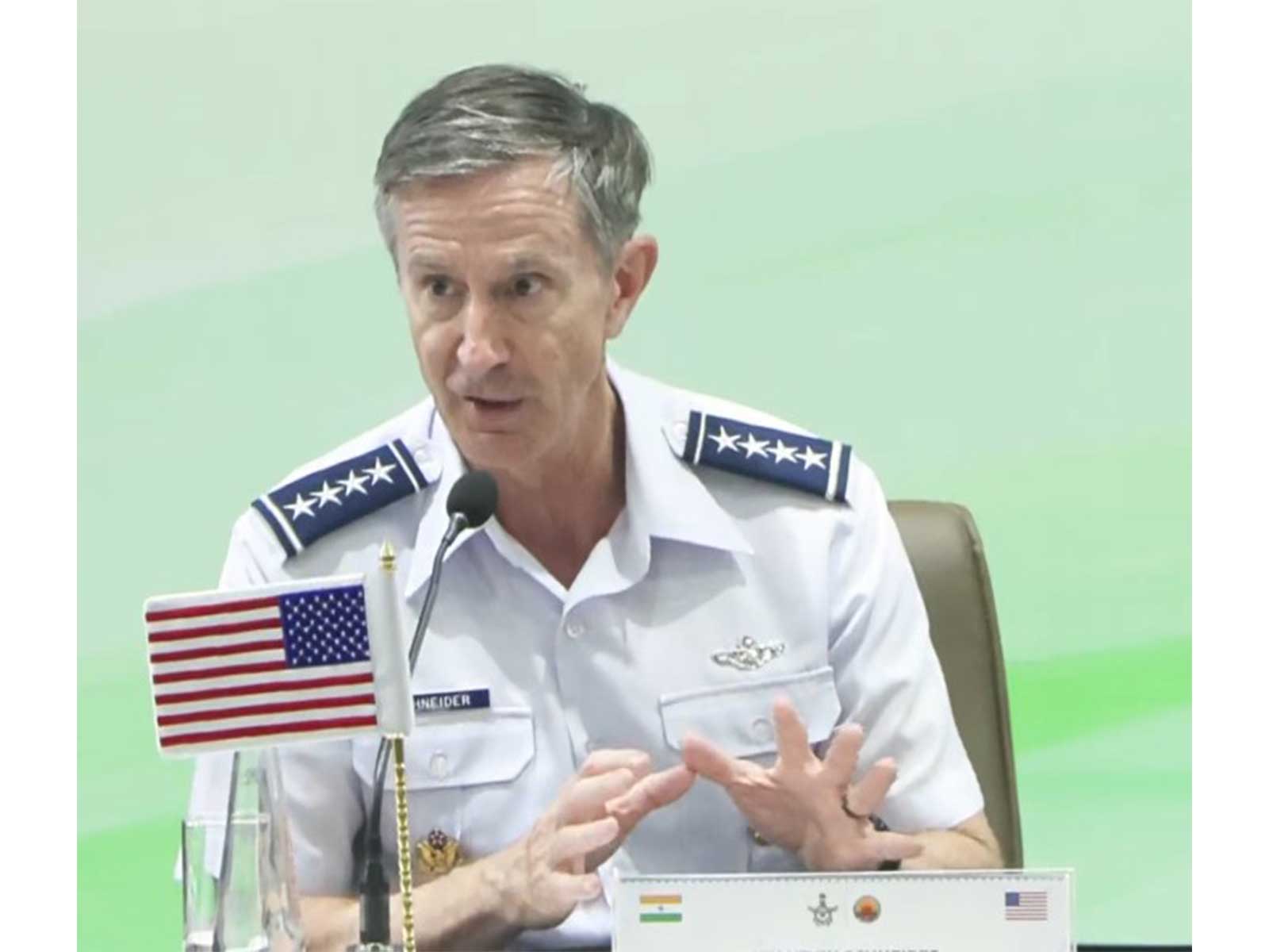 US Air Force General Kevin Schneider, Commander of the Pacific Air Forces (Photo/ANI)