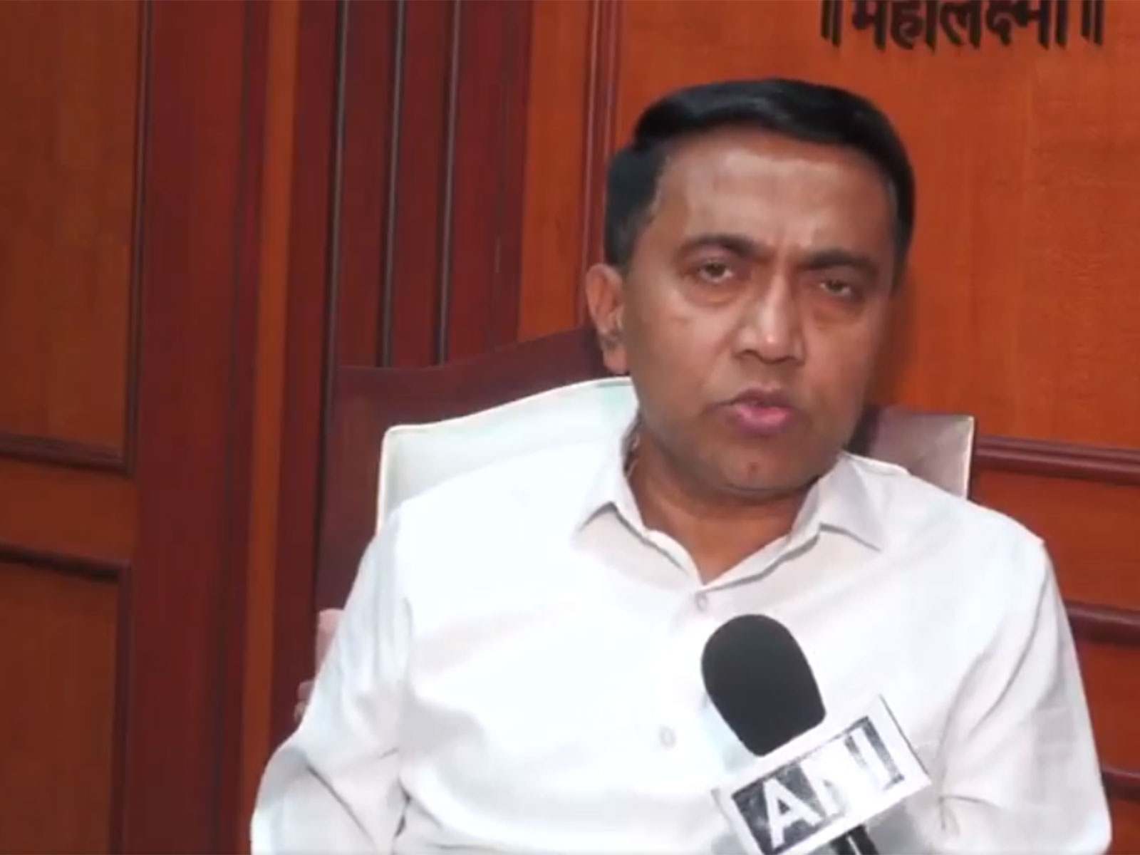 Goa Chief Minister Pramod Sawant (Photo/ANI)