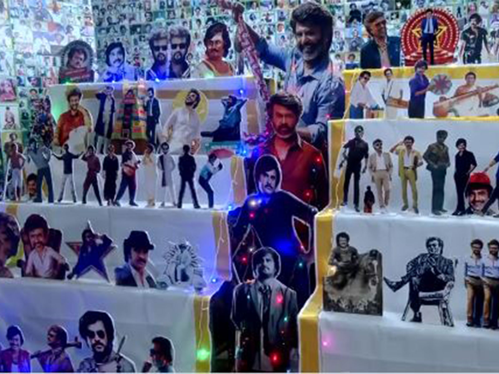 Special kolu at the Azhagumigu Sri Rajini Temple (Photo/ANI)