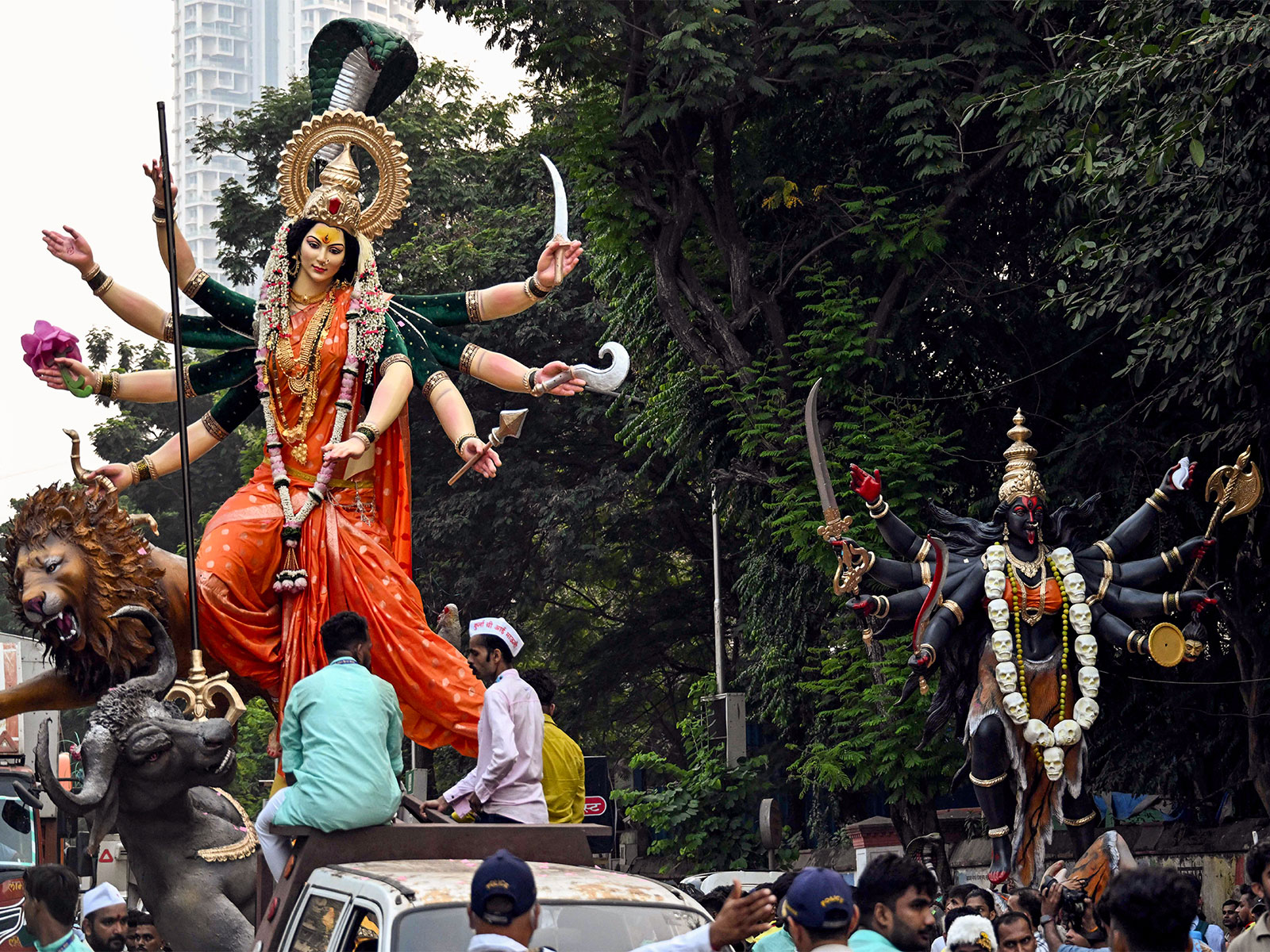 Idols of Goddess Durga and Goddess Kali (Photo/ANI)