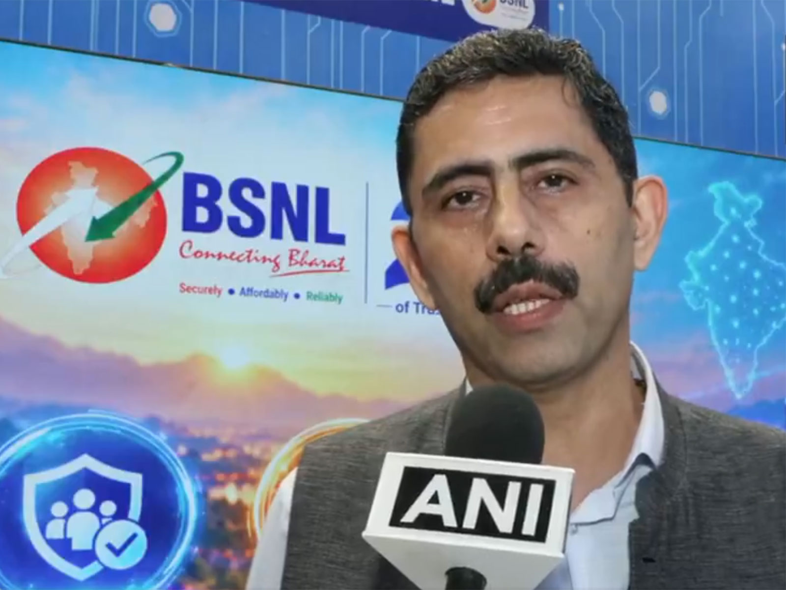 Vivek Dua, Principal General Manager at BSNL (Photo/ANI)
