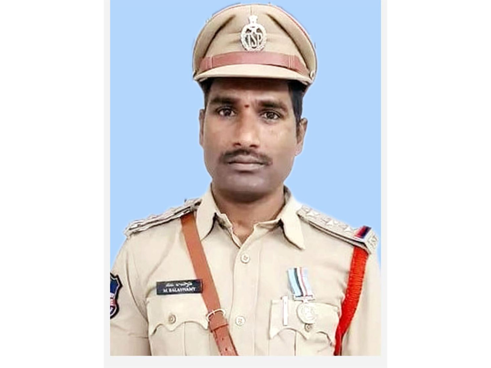 Detective Inspector M Balaswamy (Photo/Saidabad Police)