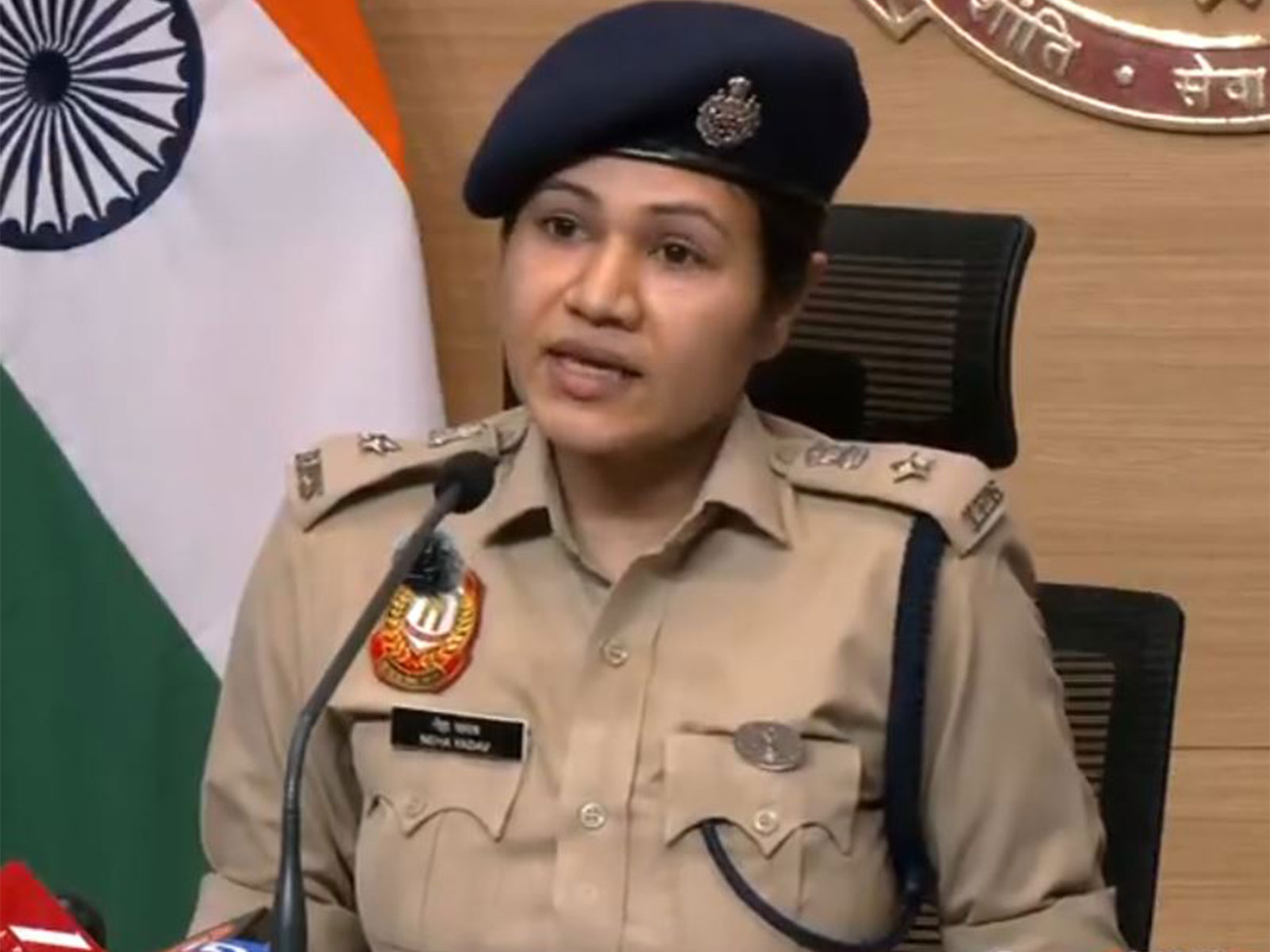 Deputy Commissioner of Police (DCP) Neha Yadav (Photo/ANI)