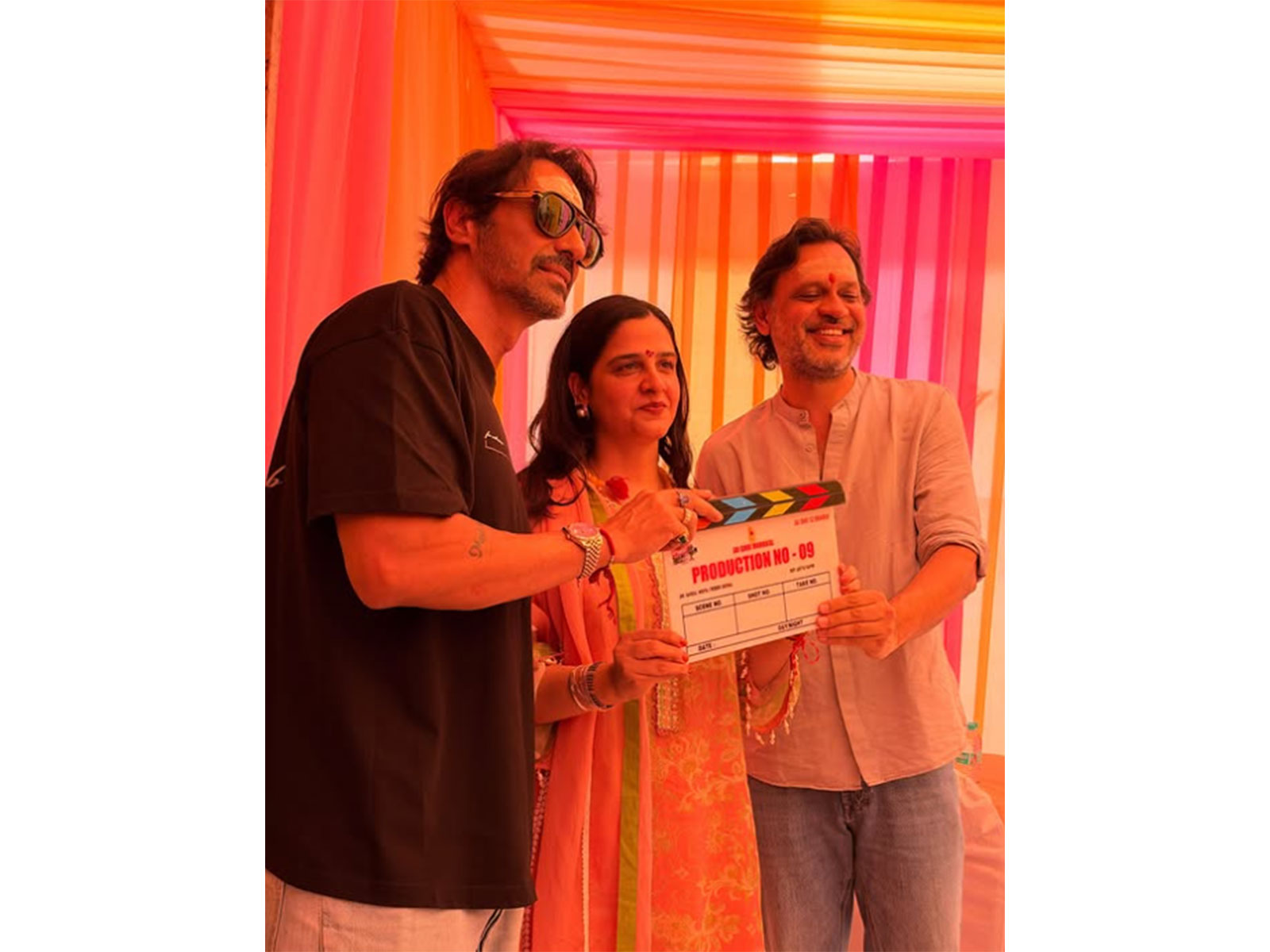 Arjun Rampal, Prabhleen Kaur, Robbie Grewal (Photo/Instagram/@rampal72)