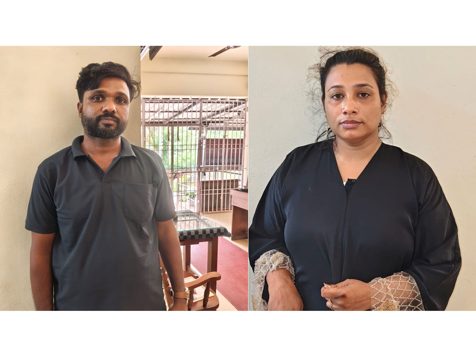 The accused Rubaida and Ajmal (Photo/Release)