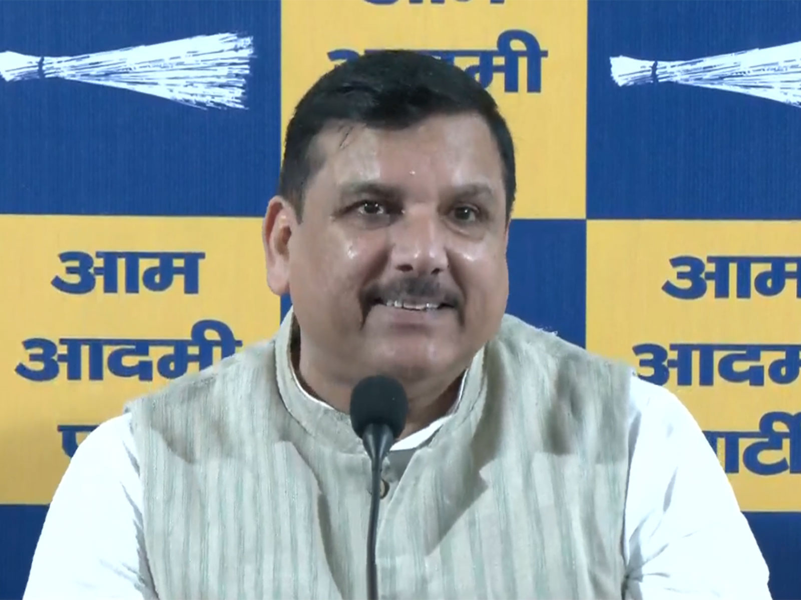AAP leader Sanjay Singh (Photo/ANI)