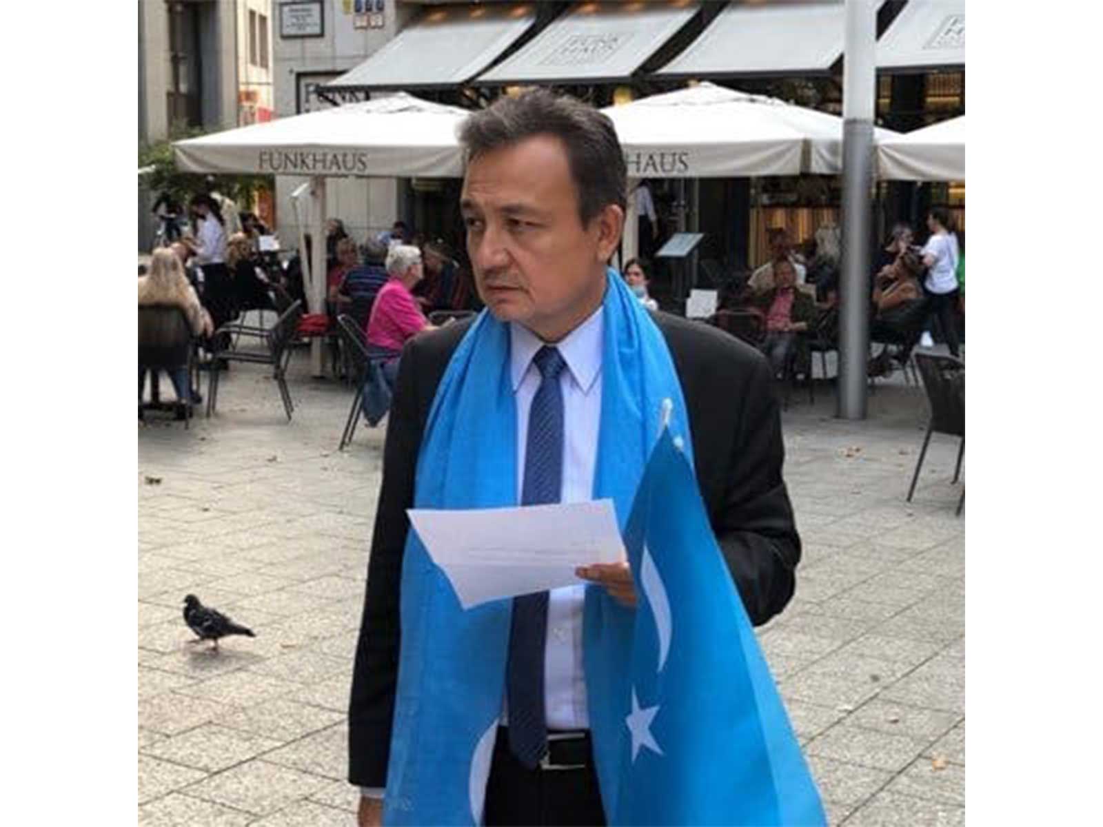 Dolkun Isa, president of the Uyghur Centre for Democracy (Photo/X/@Dolkun_Isa)