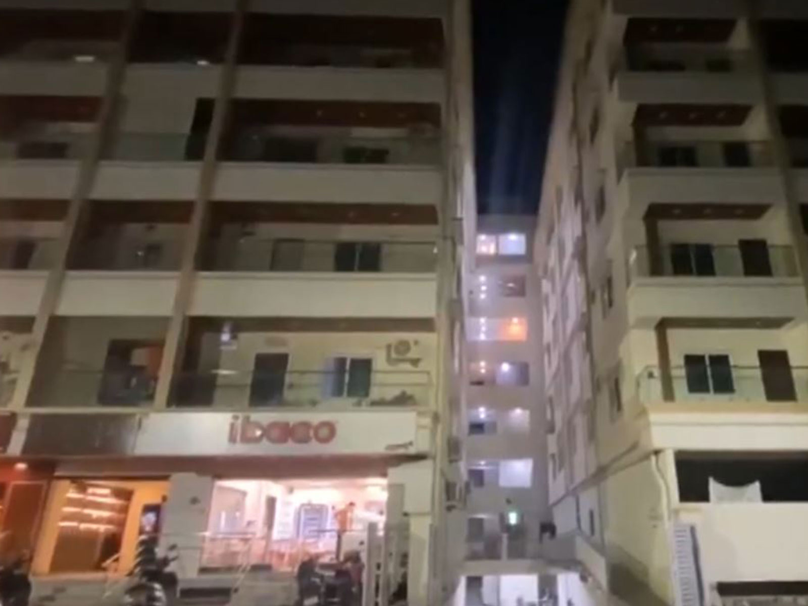 Visuals from outside the residence of Mohammad Yousuf in Mehdipatnam (Photo/ANI)