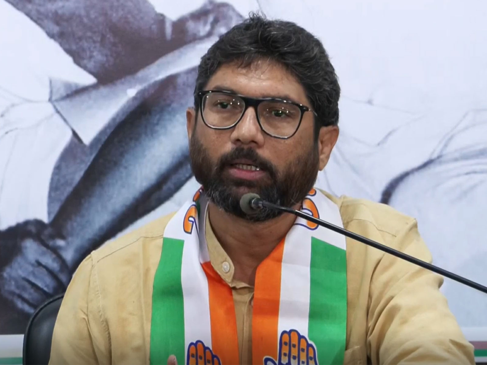 Congress MLA Jignesh Mevani (File Photo/ANI)
