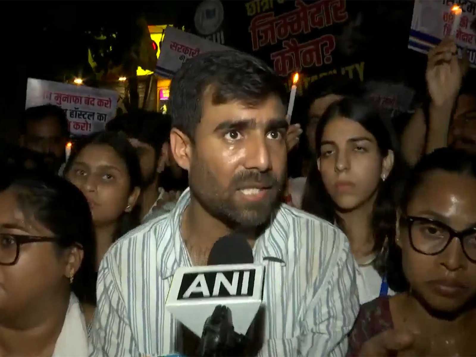NSUI national president Vinod Jakhar (File photo/ANI)