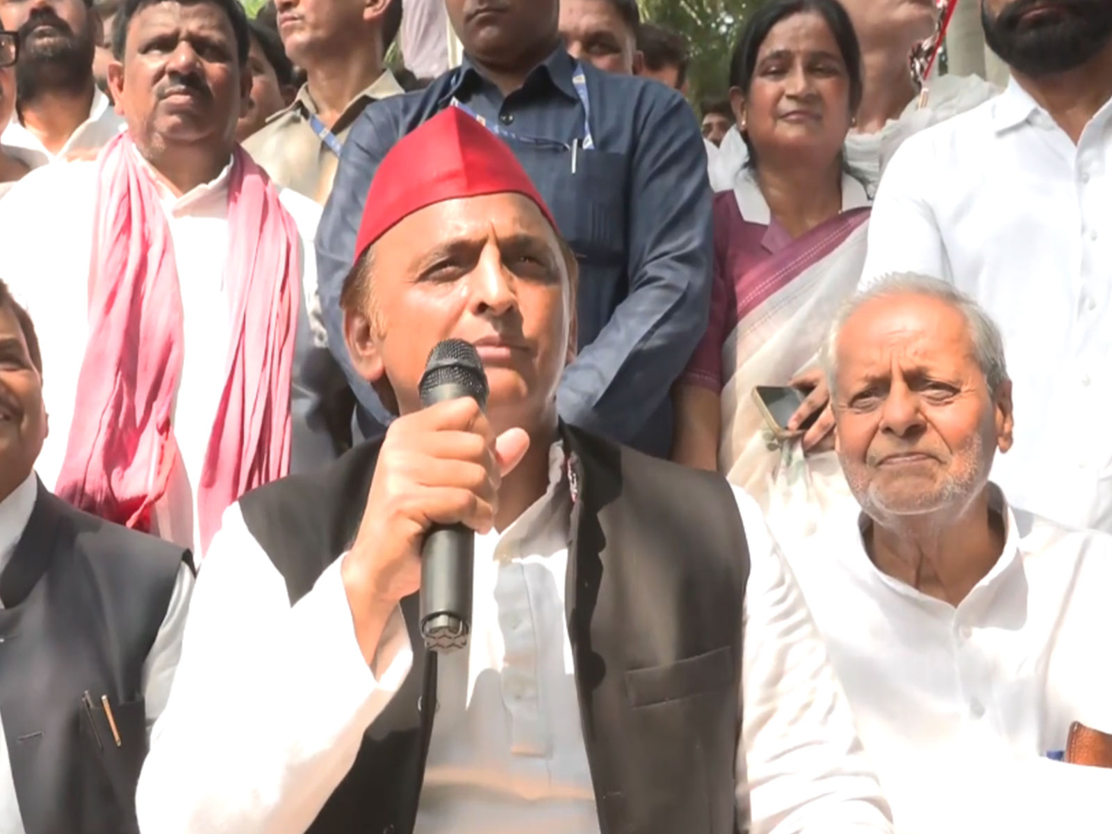 Samajwadi Party (SP) chief Akhilesh Yadav (Photo/ANI)