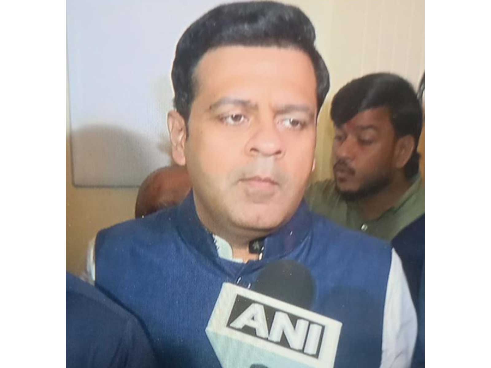 Newly appointed Rajya Sabha member Dhanraj P Nathwani (Photo/ANI)