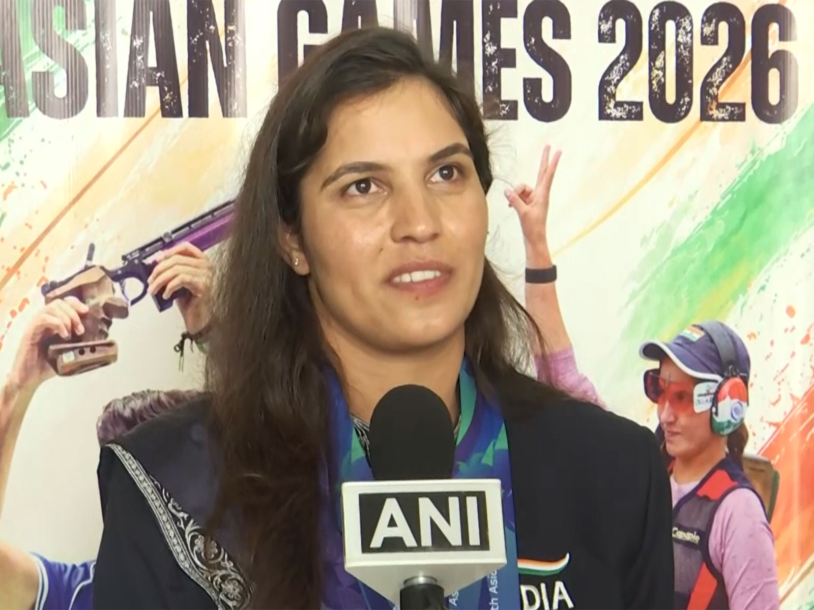 Indian Trap shooter and Asian Games gold medalist Neeru Dhanda (Photo: ANI)