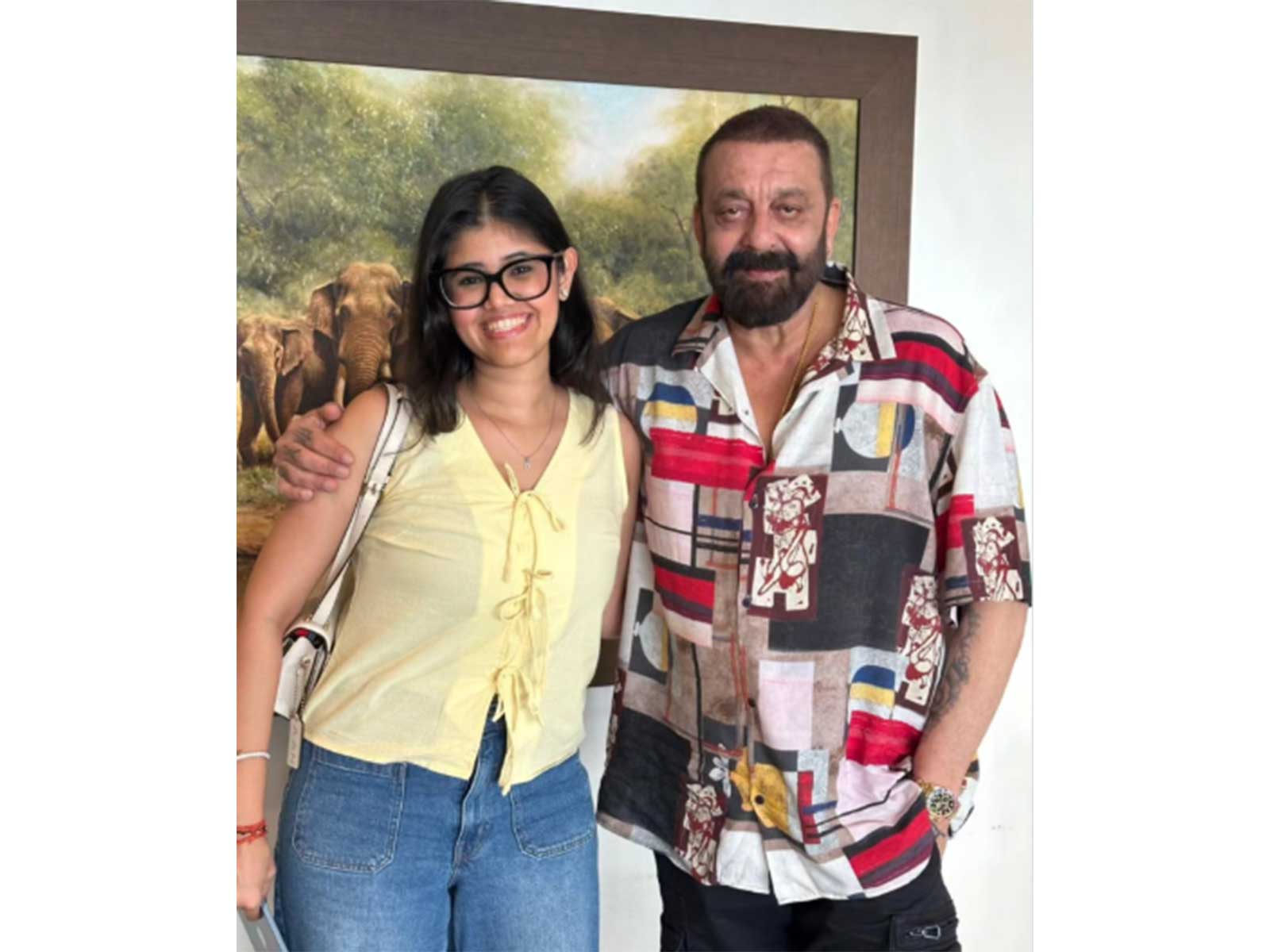 Sanjay Dutt and Anupriya Nagar (Photo/instagram/@duttsanjay)