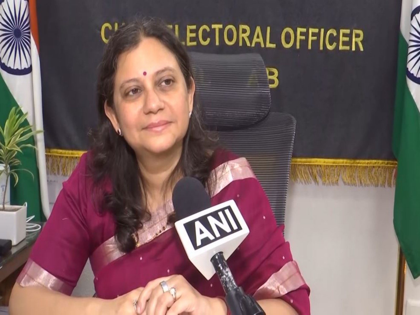 Punjab Chief Electoral Officer (CEO) Anandita Mitra (Photo/ANI)