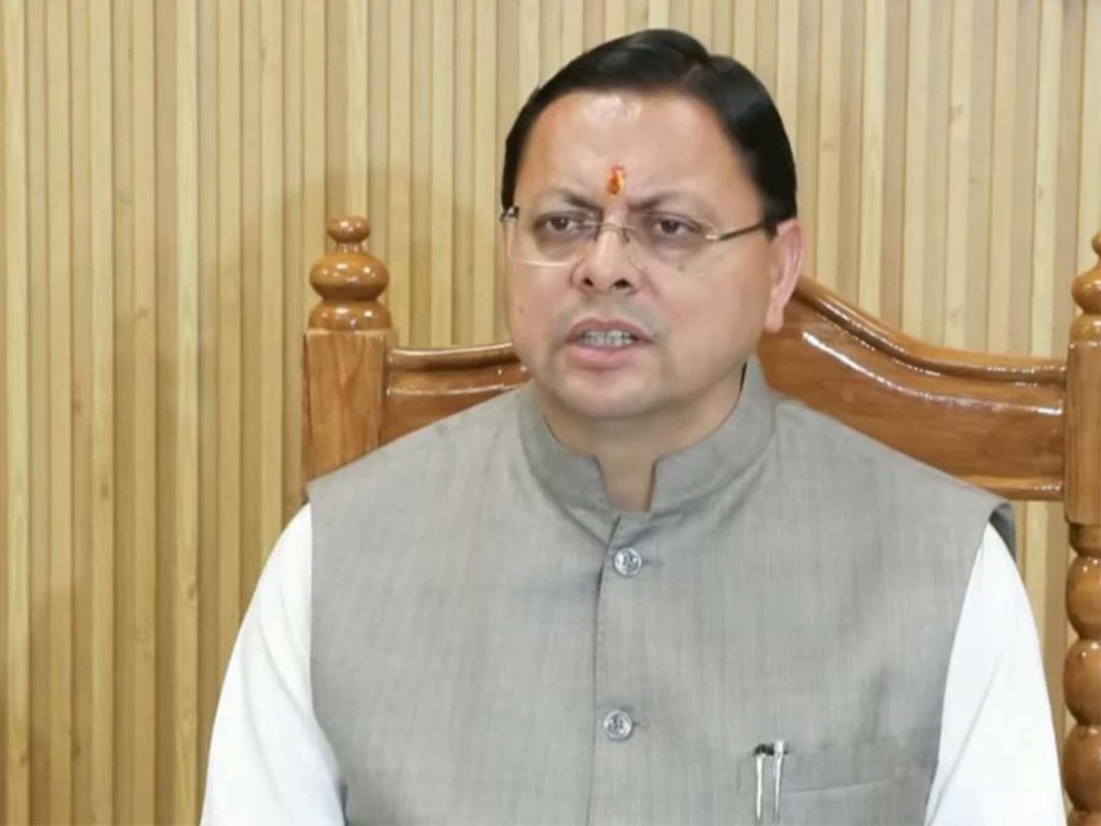 Uttarakhand Chief Minister Pushkar Singh Dhami (Photo/ANI)
