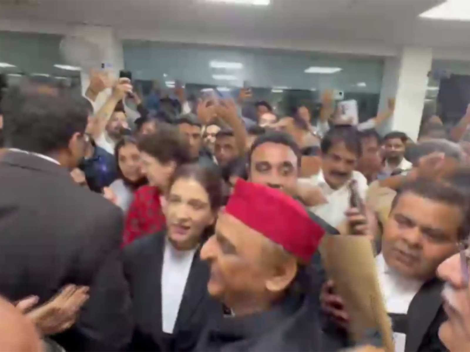 INDIA bloc leaders filing petition at Supreme Court (Photo/ANI)