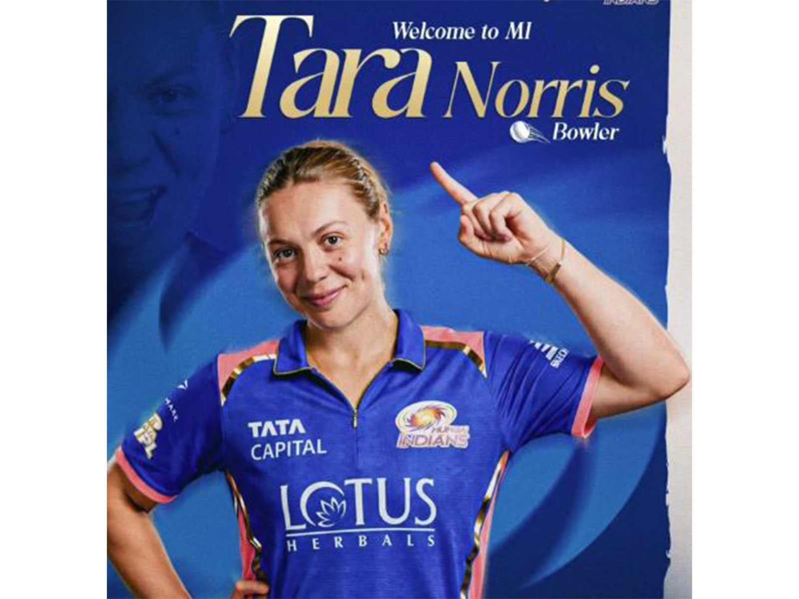 Tara Norris. (Photo: Instagram/mumbaiindians)