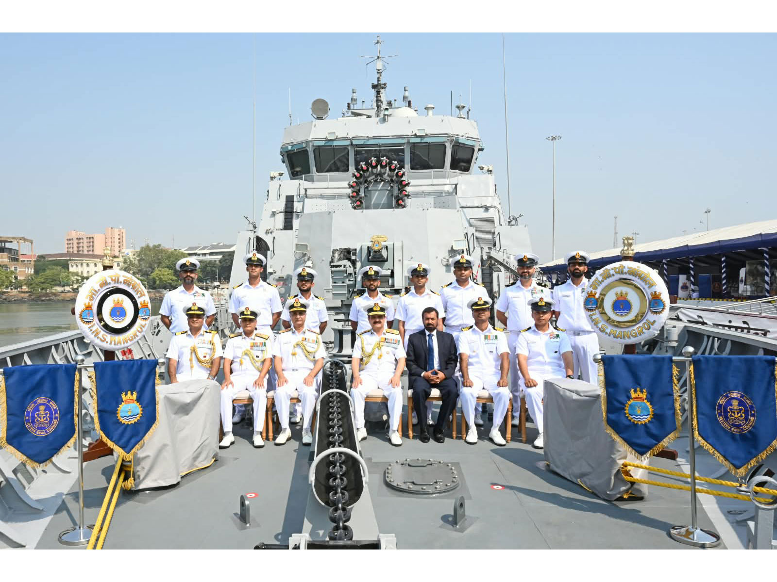 INS Mangrol induction (Photo/ANI)