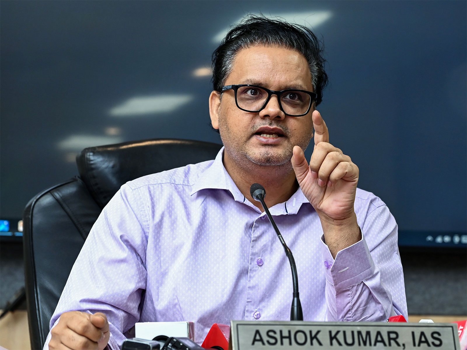 Delhi Chief Electoral Officer Ashok Kumar (File photo/ANI)