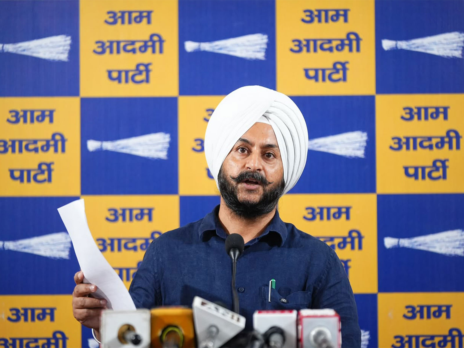 Aam Aadmi Party (AAP) Delhi State Vice President Jarnail Singh (Photo/ANI)