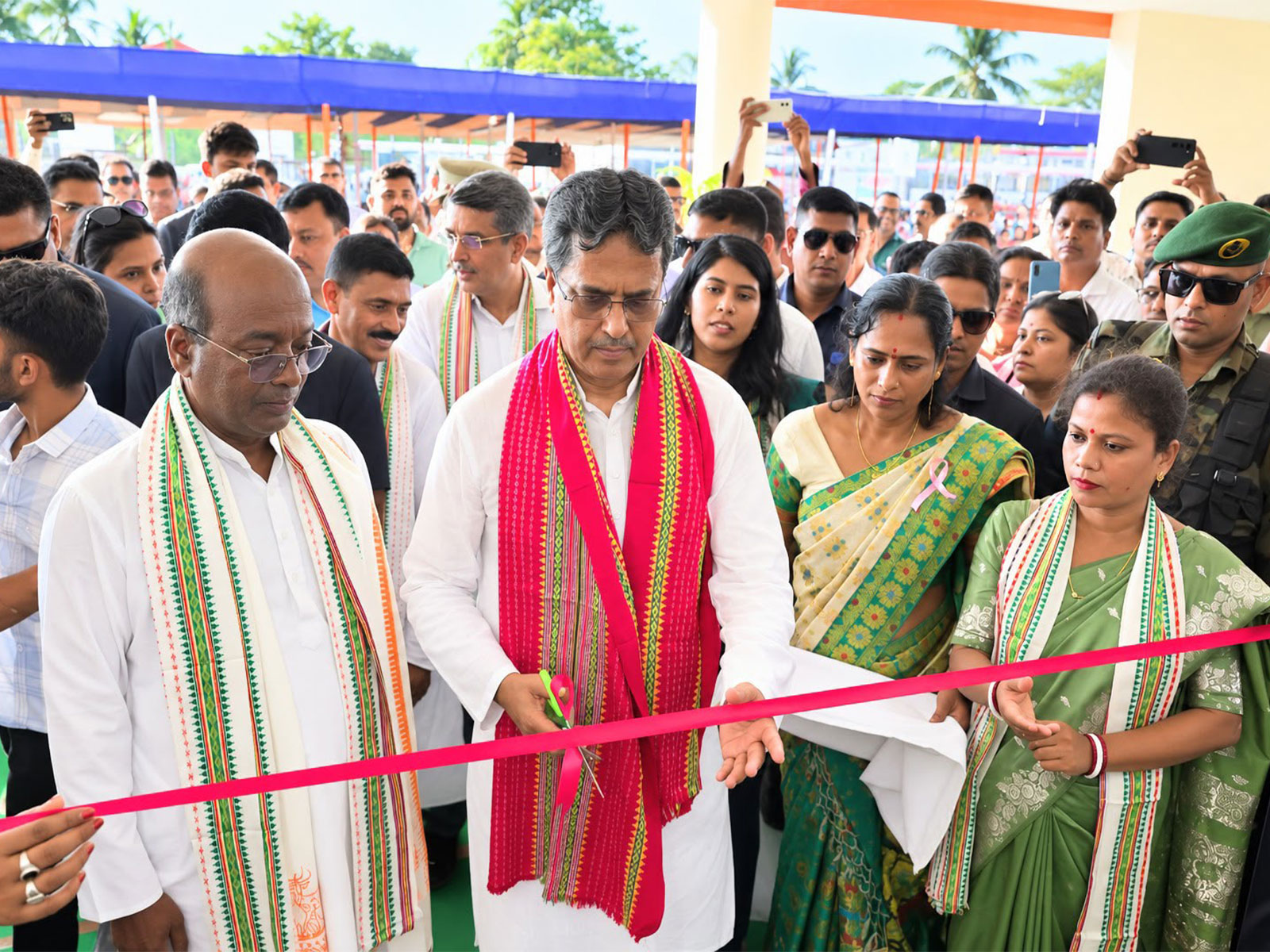 Tripura Chief Minister Manik Saha inaugurates District Magistrate and Collector's Office (Photo/Tripura CMO)