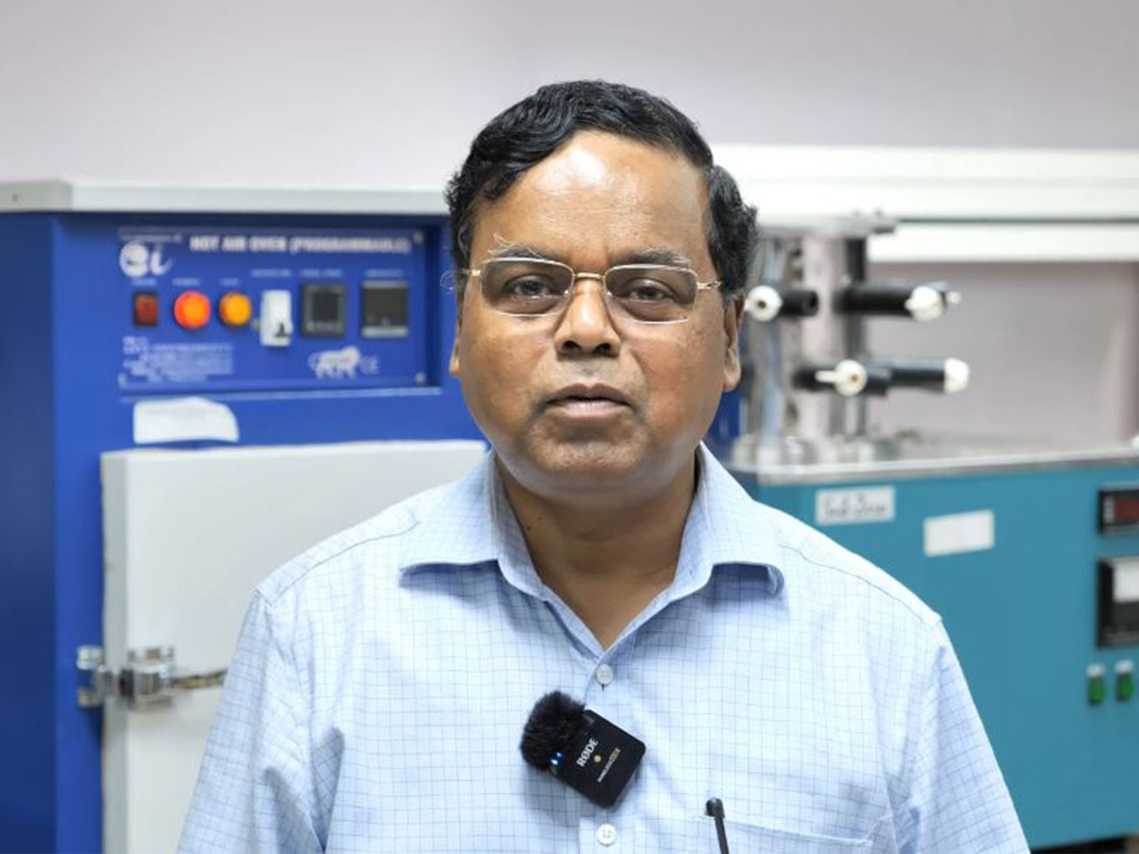 P K Giri, Professor in the Department of Physics, IIT Guwahati (Photo/ANI)